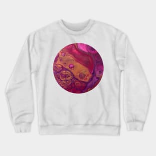 Pink Passion / Acrylic Pouring Crewneck Sweatshirt